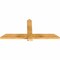 Ekena Millwork Eugene Rough Sawn Timber Gable Bracket, Western Red Cedar, 48"W x 22"H x 2"D x 4"F, 11/12 Pitch GBW048X22X0204EUG00RWR - alternate 2